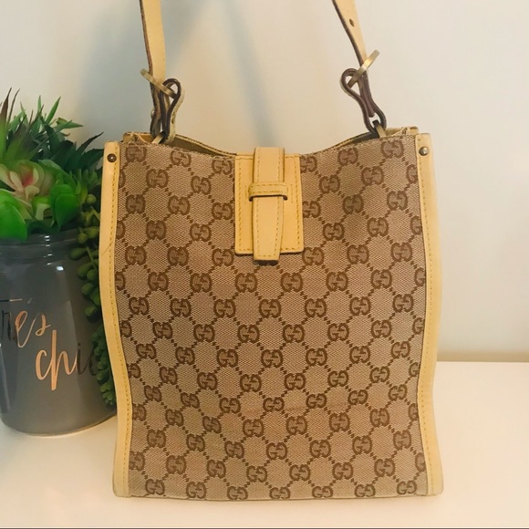 GUCCI | Great Shape! | TOTE ONLY! | GG SUPREME canvas & leather - Picture 3 of 16